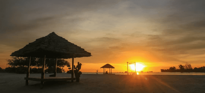 Sunrise Pantai Prawan Pulau Pari