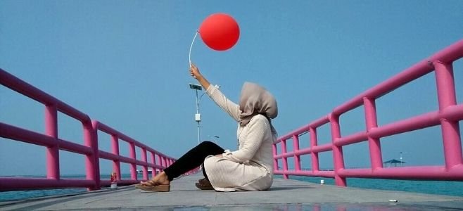 Spot Foto Jembatan Cinta Pulau Tidung