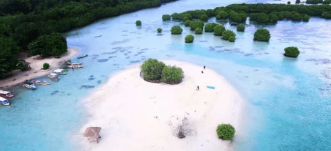 Pantai Pasir Perawan Wisata Pulau Pari Kepulauan Seribu