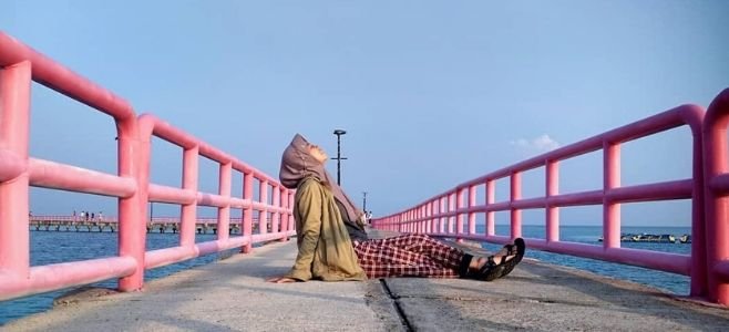 Ikon Jembatan Cinta Wisata Pulau Tidung
