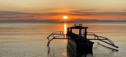 Suasana Sunrise di Pulau Tidung Kepulauan Seribu